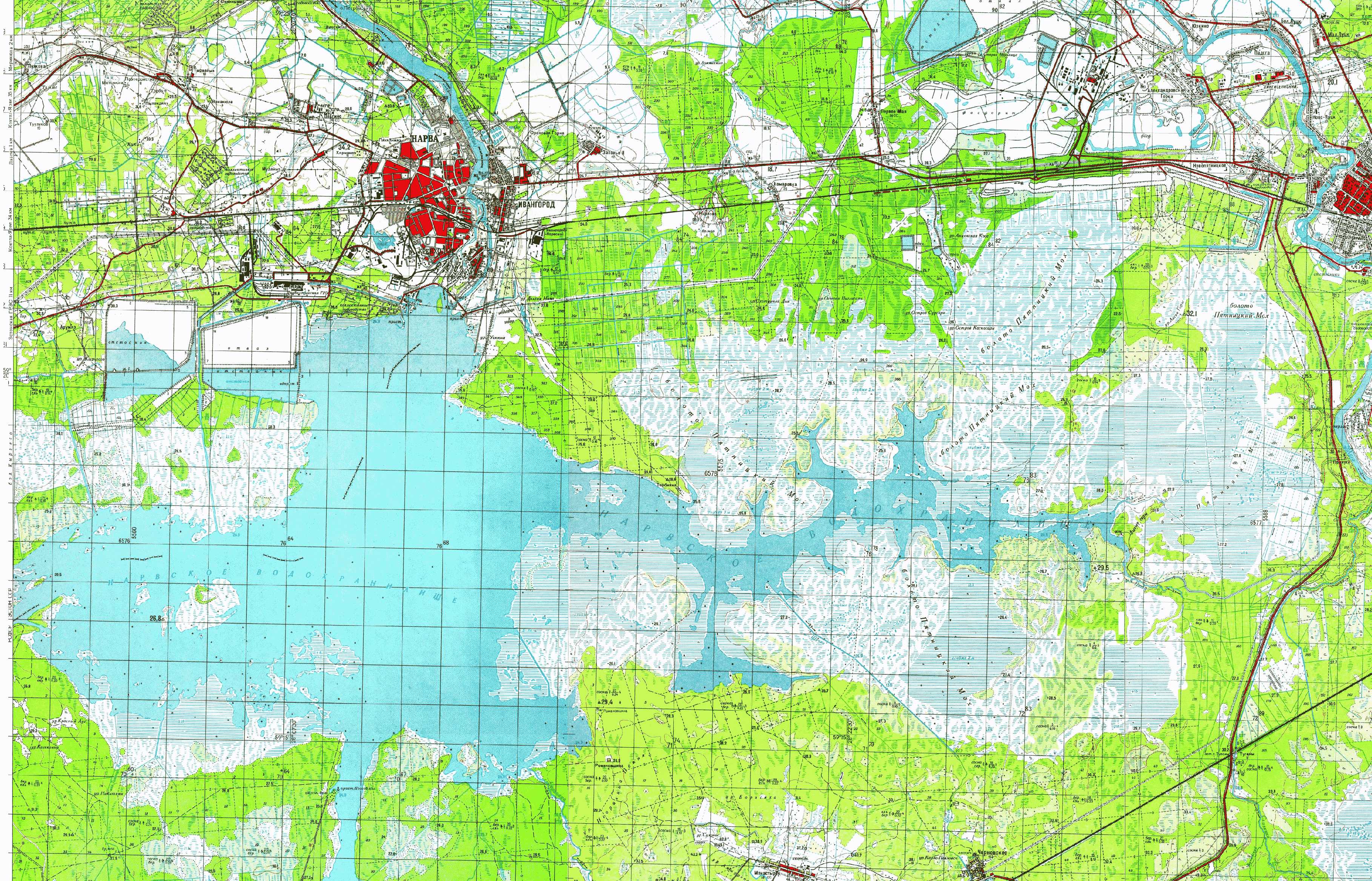 Яузское Водохранилище Карта